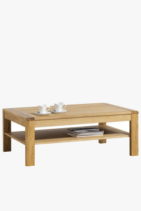 Luxus Couchtisch Typ 67 aus massiver Eiche in Eiche Natural Holzoptik